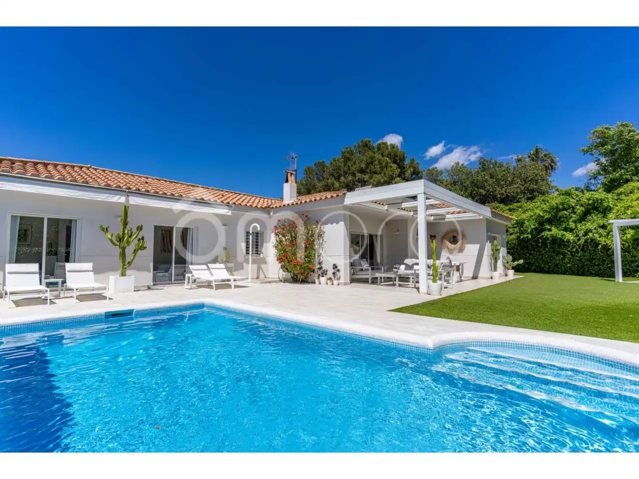 Swimming pool of Houses for sale in Sant Pere de Ribes  with Air Conditioner, Private garden and Terrace