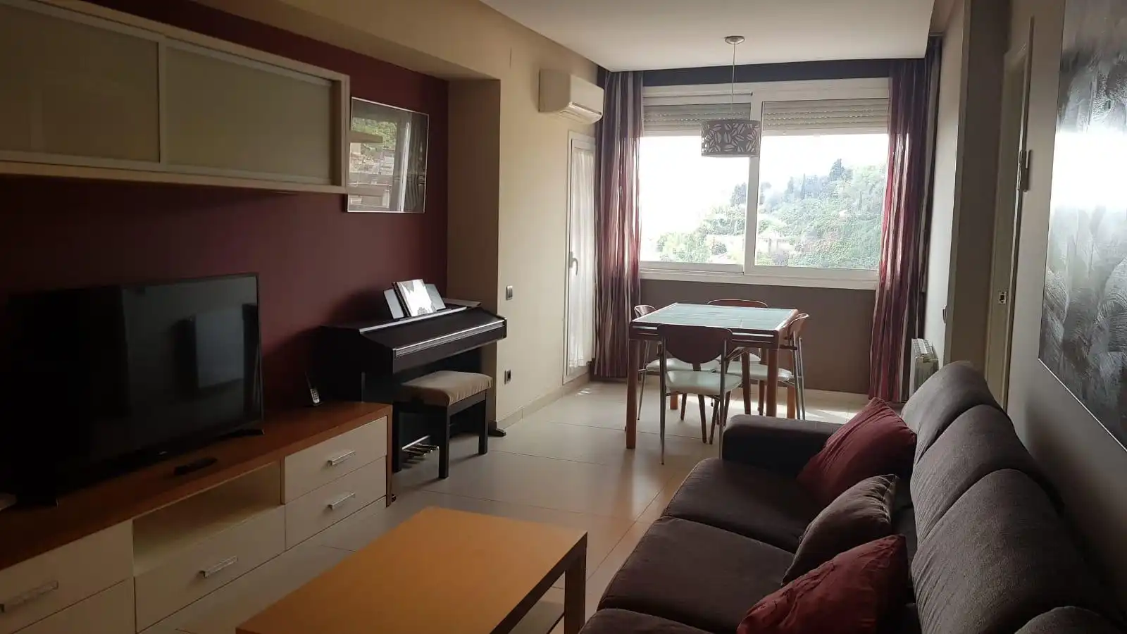 Sala d'estar de Àtic en venda en Barcelona amb Aire condicionat, Calefacció i Alarma