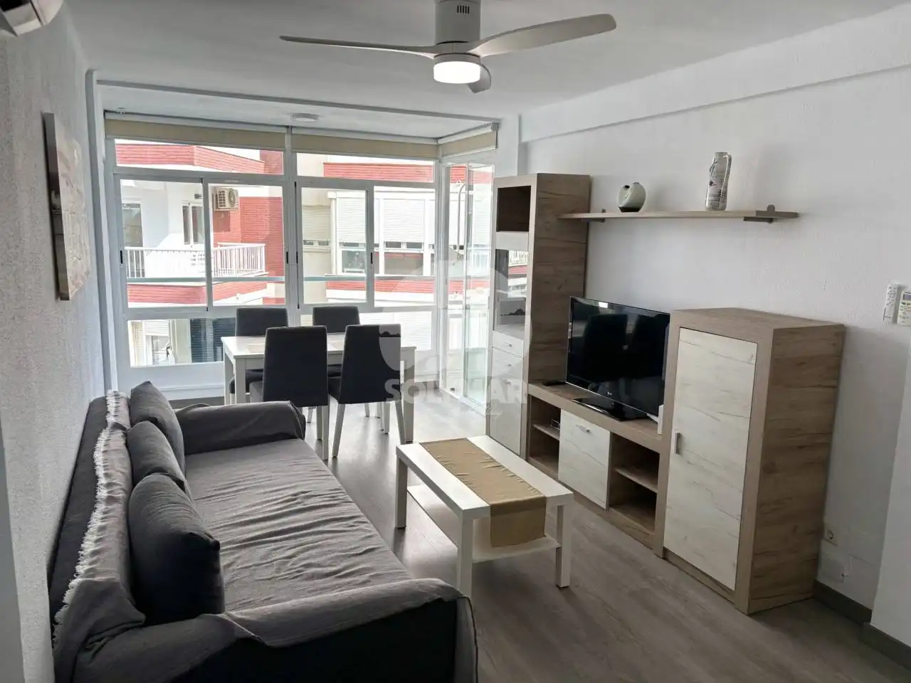 Sala de estar de Piso de alquiler en Vélez-Málaga con Aire acondicionado, Terraza y Amueblado