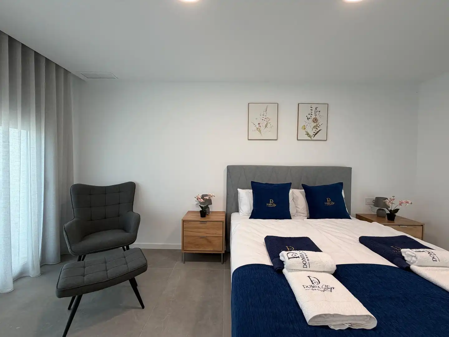 Schlafzimmer von Dachboden zur Miete in Finestrat mit Klimaanlage, Heizung und Privatgarten