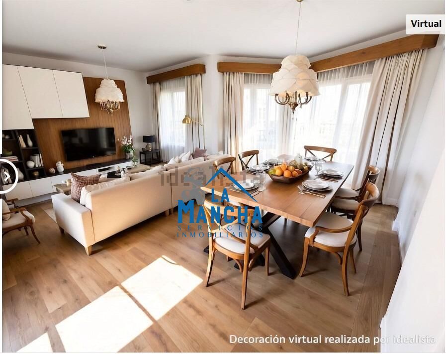 Dining room of Flat for sale in  Albacete Capital  with Heating and Balcony