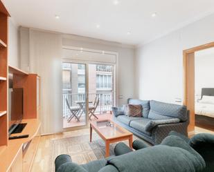 Sala d'estar de Apartament de lloguer en  Barcelona Capital amb Aire condicionat