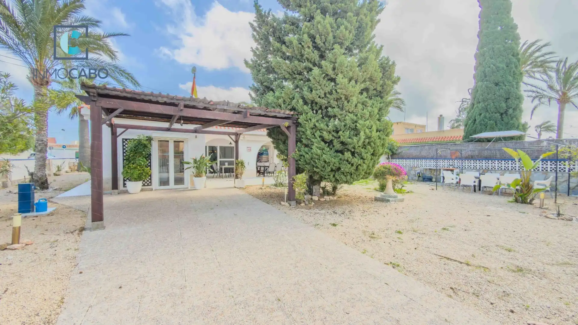 Jardín de Casa o chalet en venta en La Manga del Mar Menor con Aire acondicionado, Jardín privado y Piscina