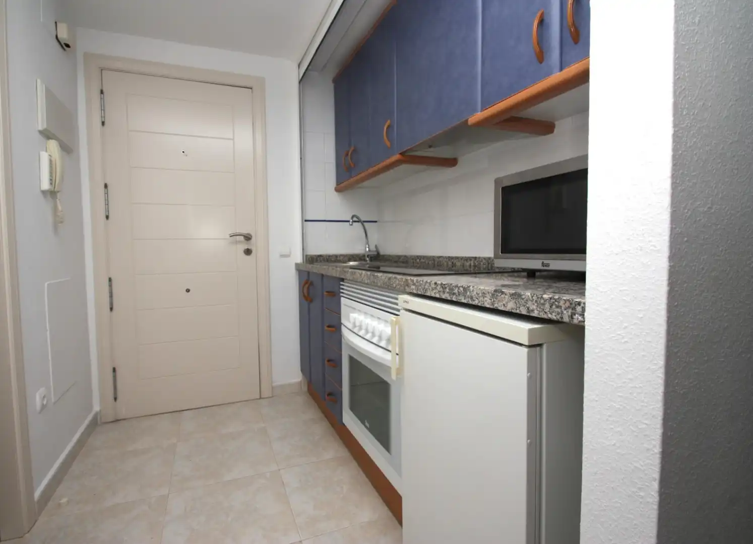 Kitchen of Apartments for sale in Calpe / Calp  with Air Conditioner, Terrace and Swimming Pool