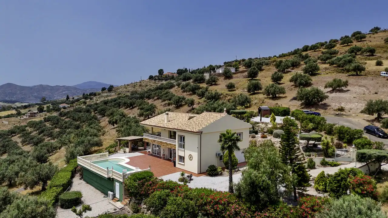 Exterior view of Houses for sale in Alcaucín  with Air Conditioner, Terrace and Swimming Pool