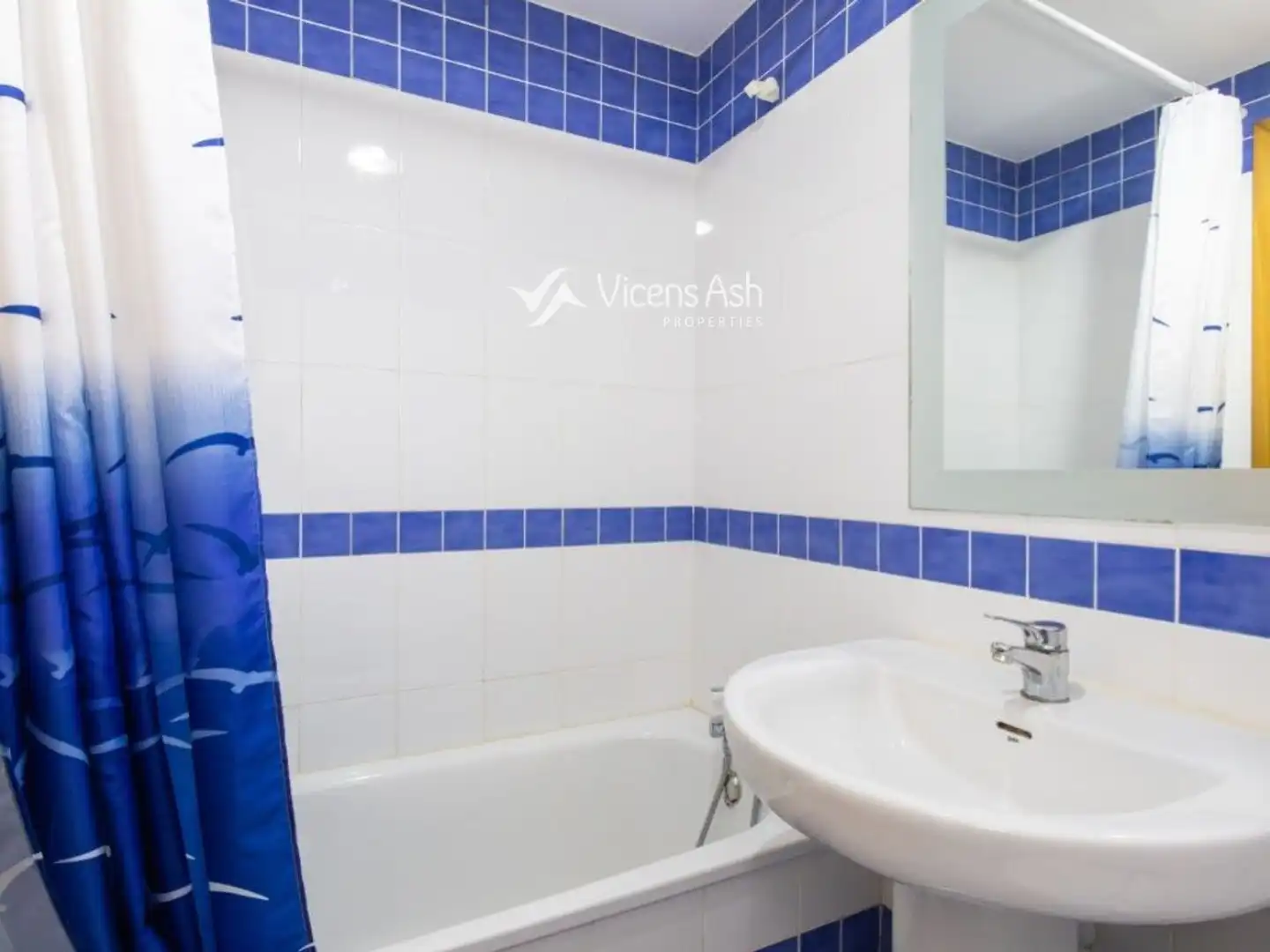 Badezimmer von Wohnung zum Verkauf in Jávea / Xàbia mit Klimaanlage, Terrasse und Schwimmbad