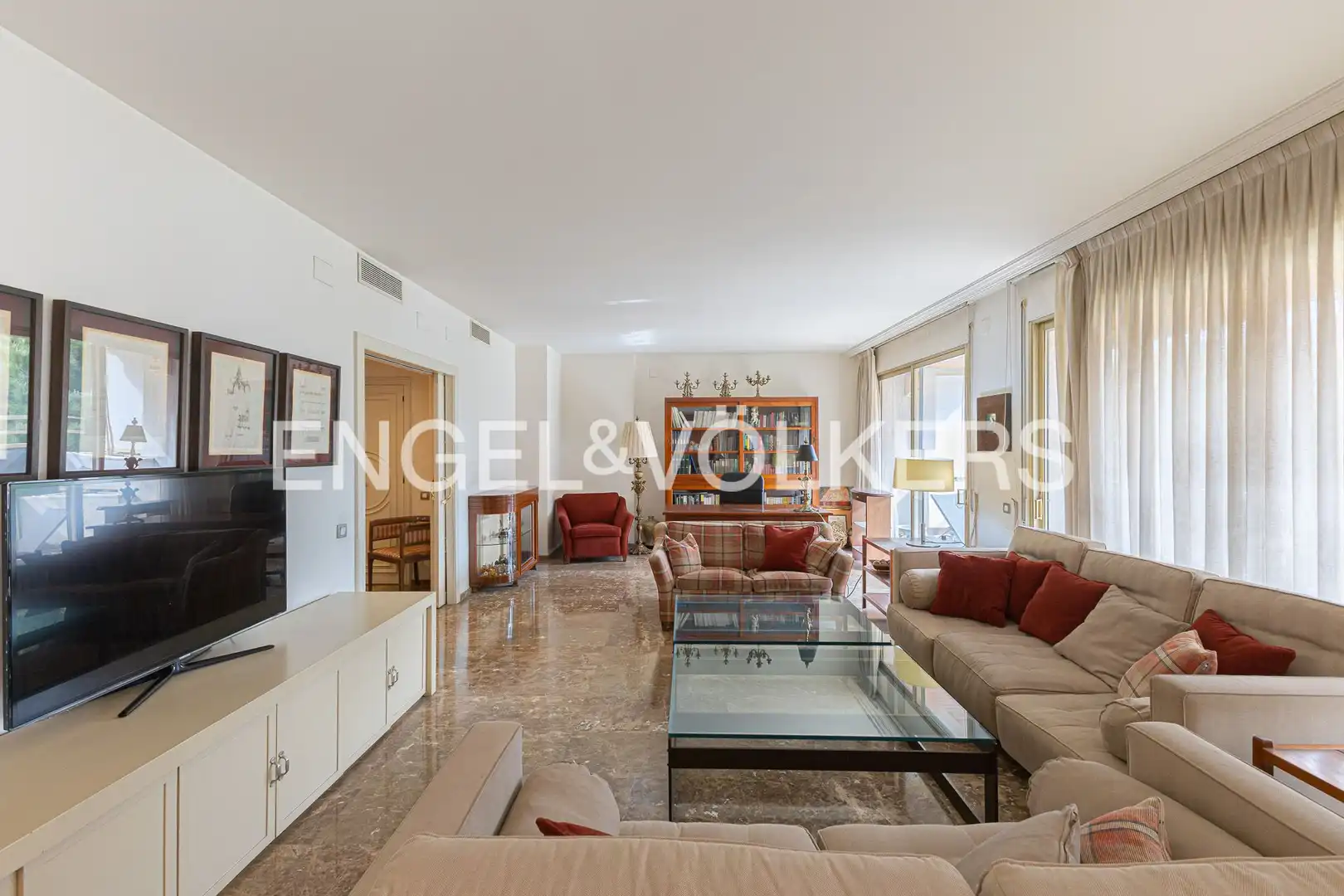 Living room of Flat for sale in Barcelona  with Air Conditioner, Heating and Private garden