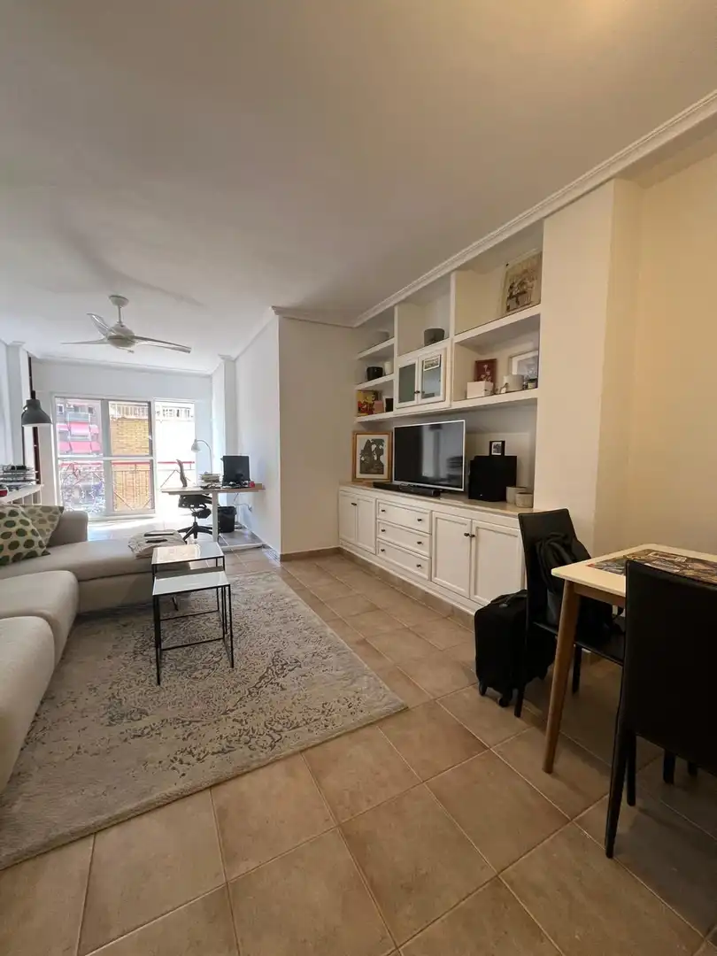 Living room of Flat for rent in  Murcia Capital  with Air Conditioner, Private garden and Storage room