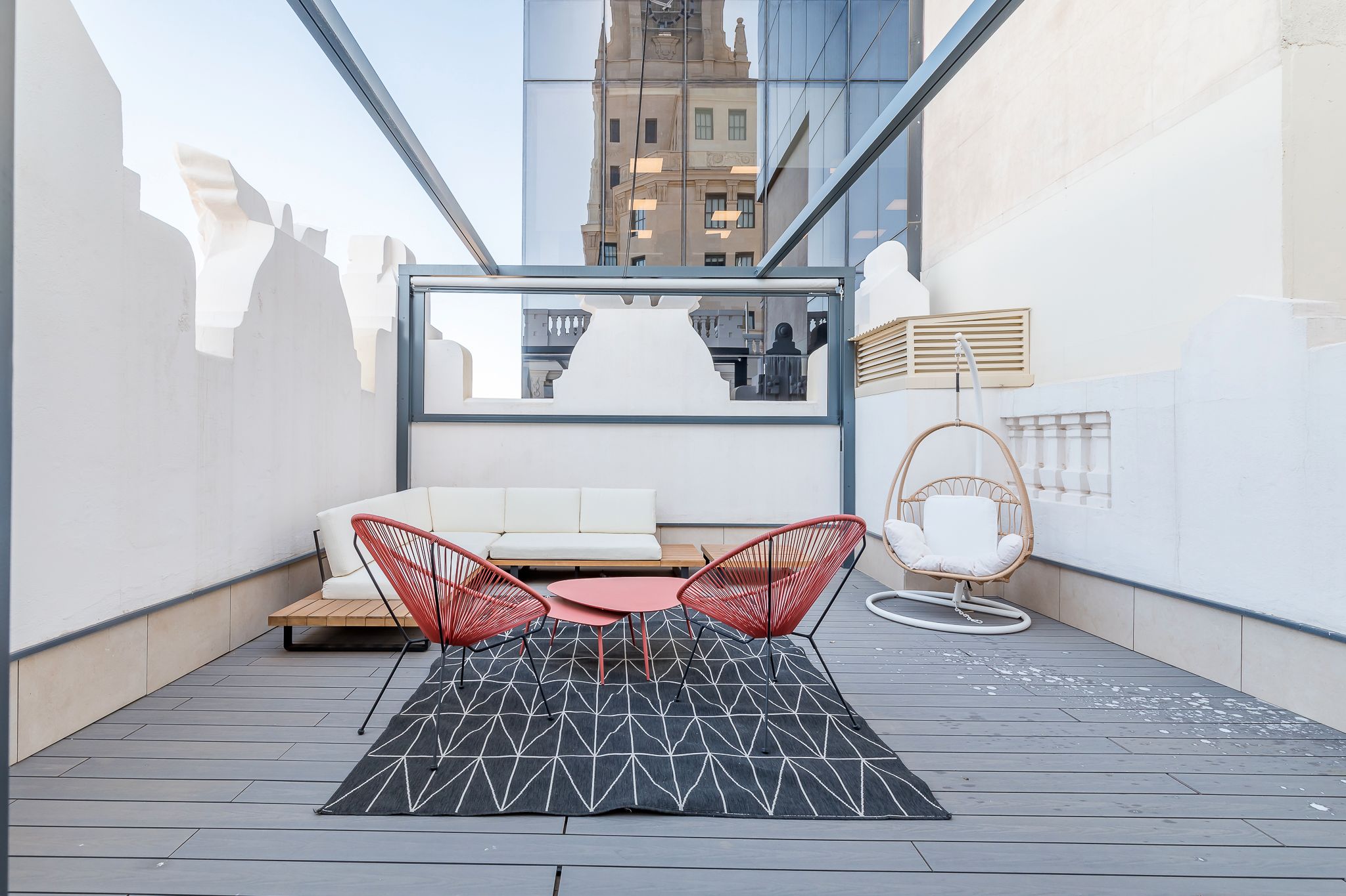 Terrassa de Apartament en venda en  Madrid Capital amb Aire condicionat, Calefacció i Terrassa