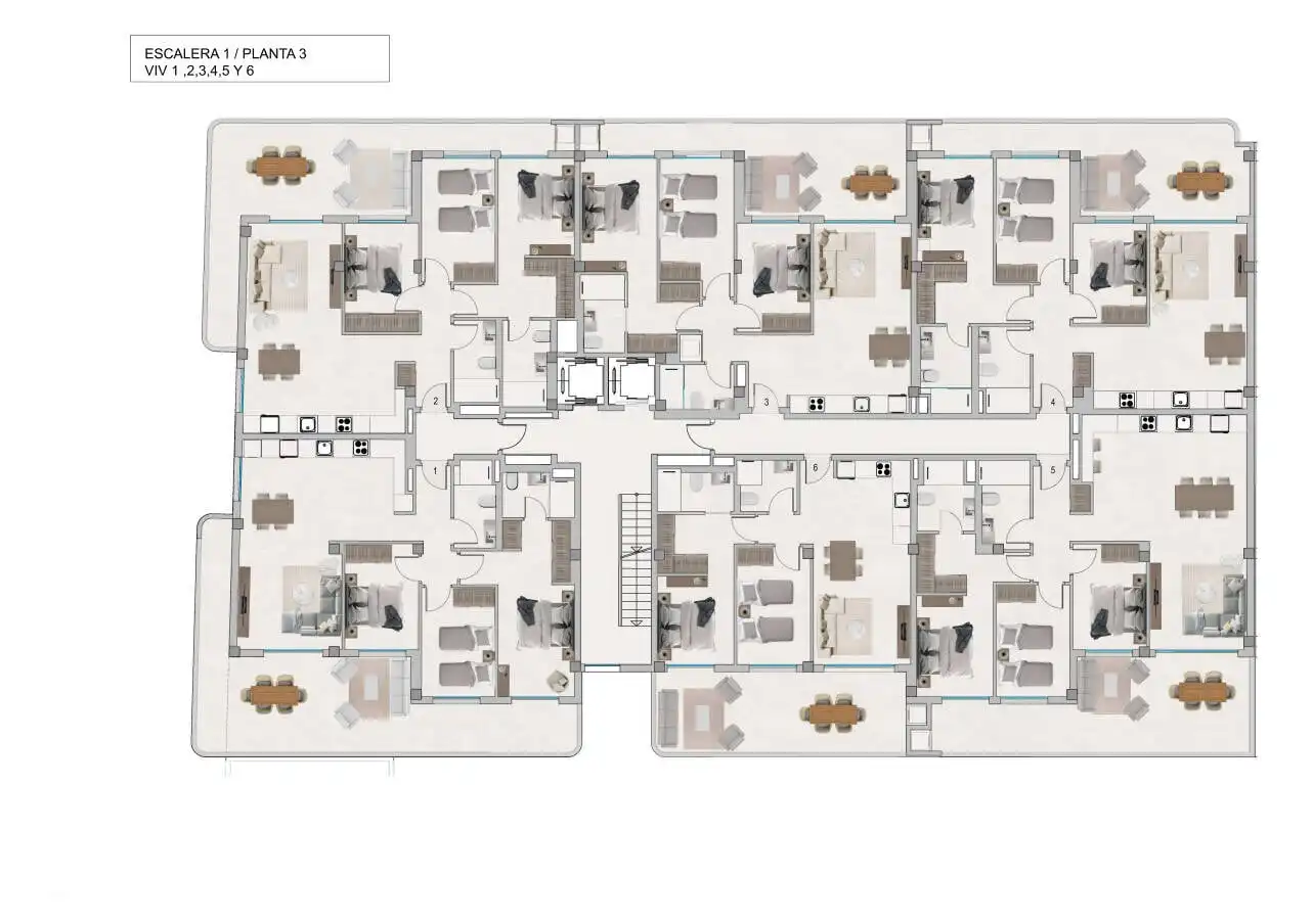 Apartament amb terrassa en venda a Santa Pola ciudad, imagen 9