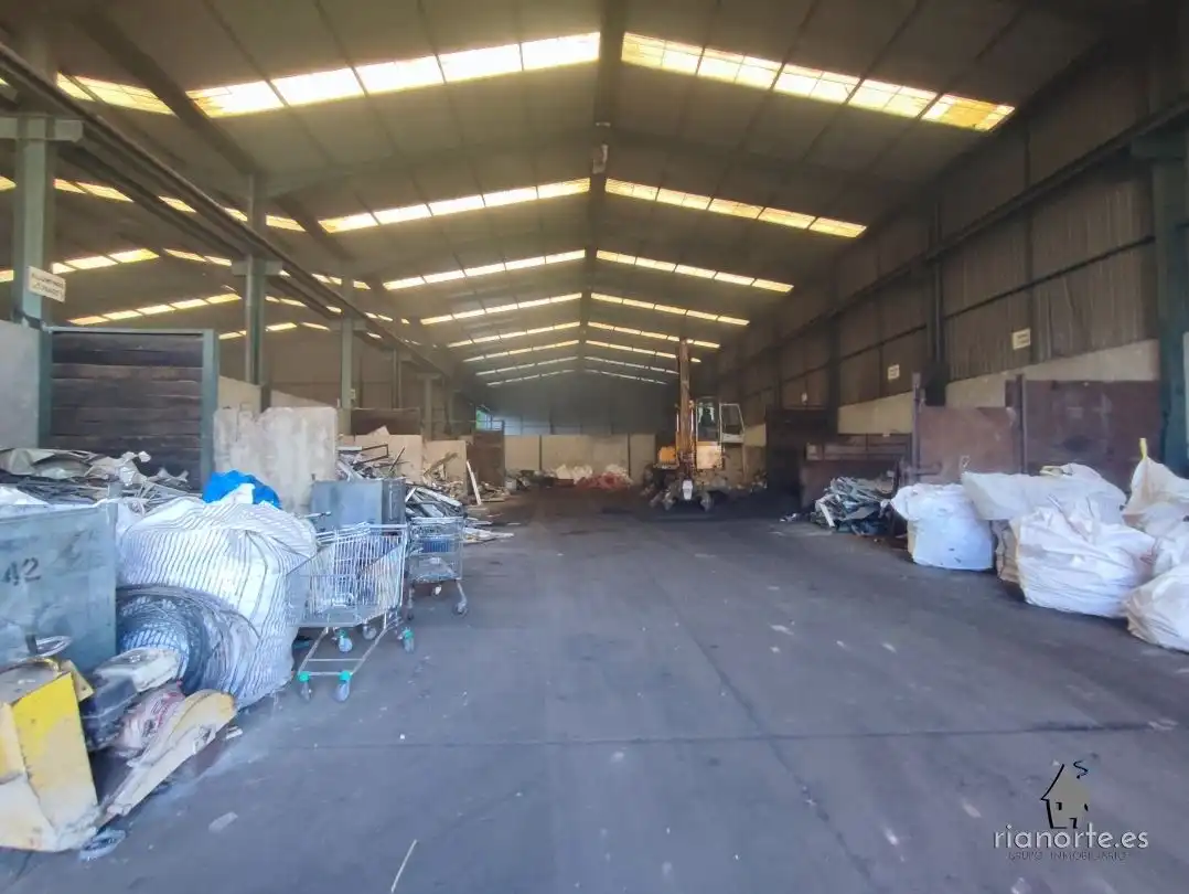 Exterior view of Industrial buildings for sale in Langreo