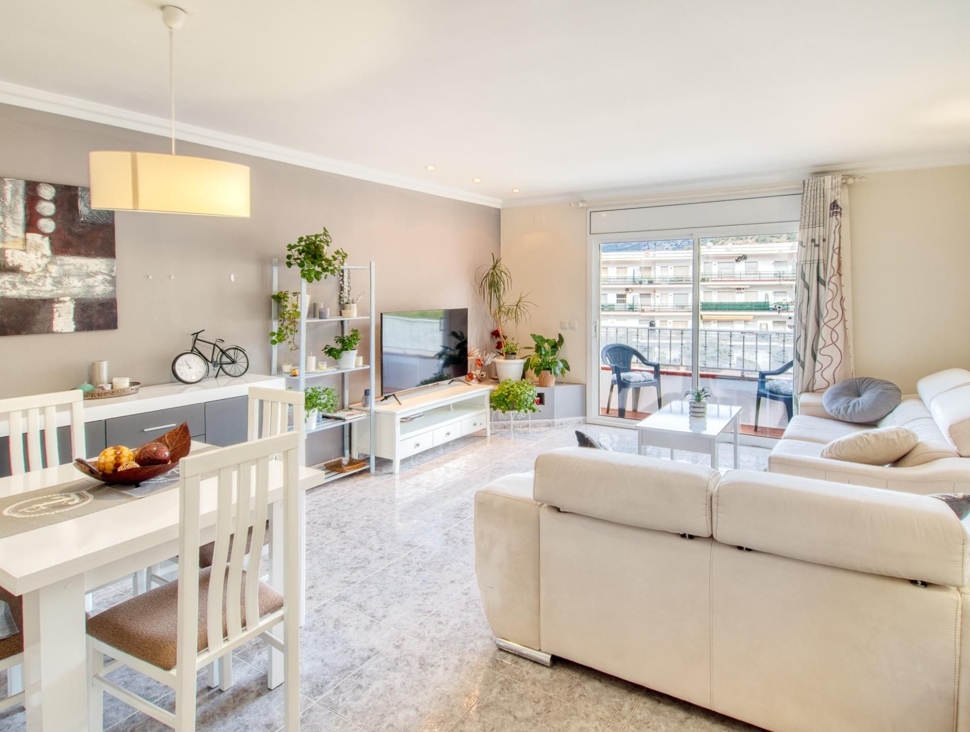 Living room of Attic for sale in Roses  with Heating, Terrace and Balcony