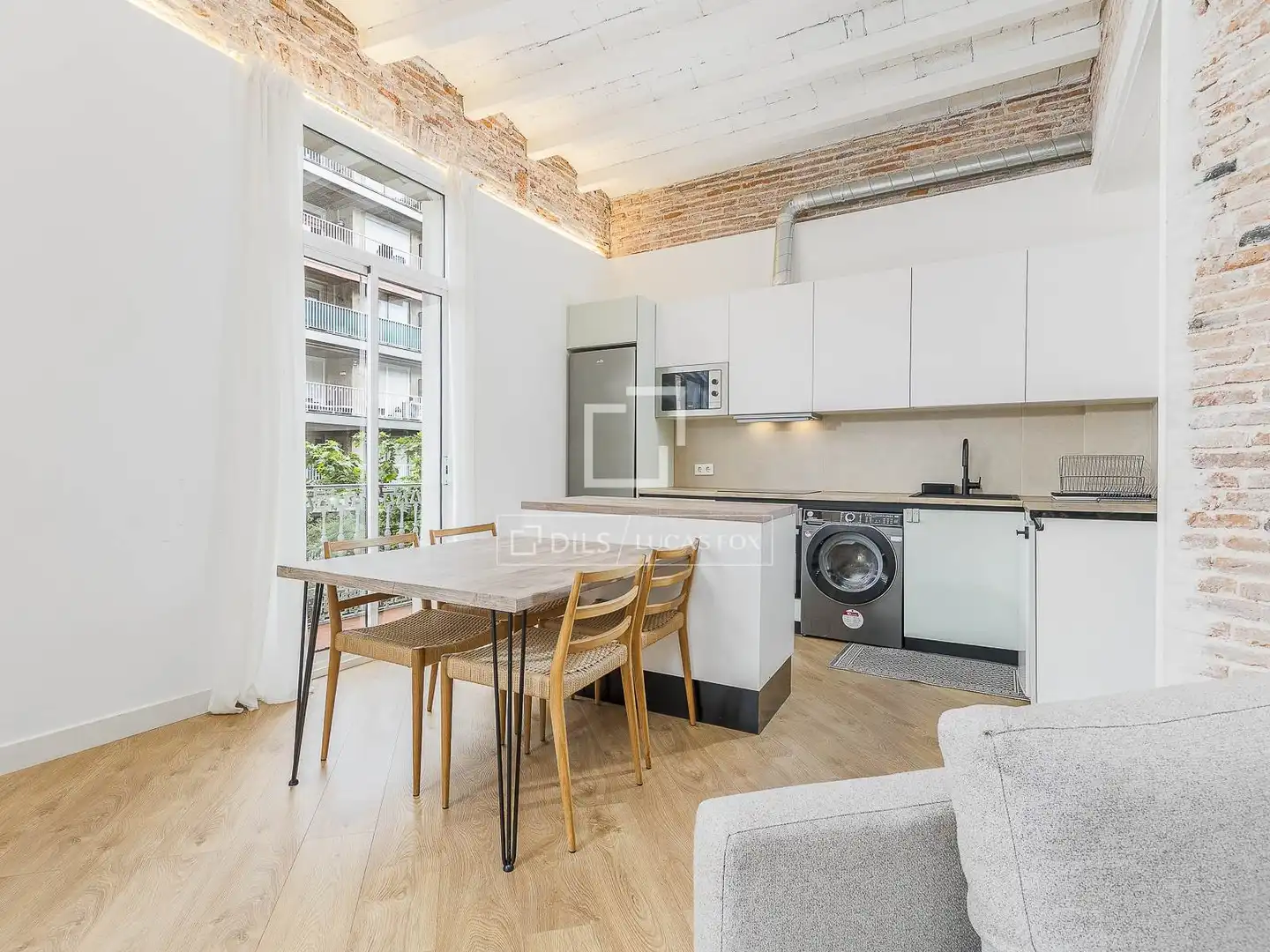 Cocina de Piso en venta en Barcelona con Aire acondicionado, Calefacción y Parquet