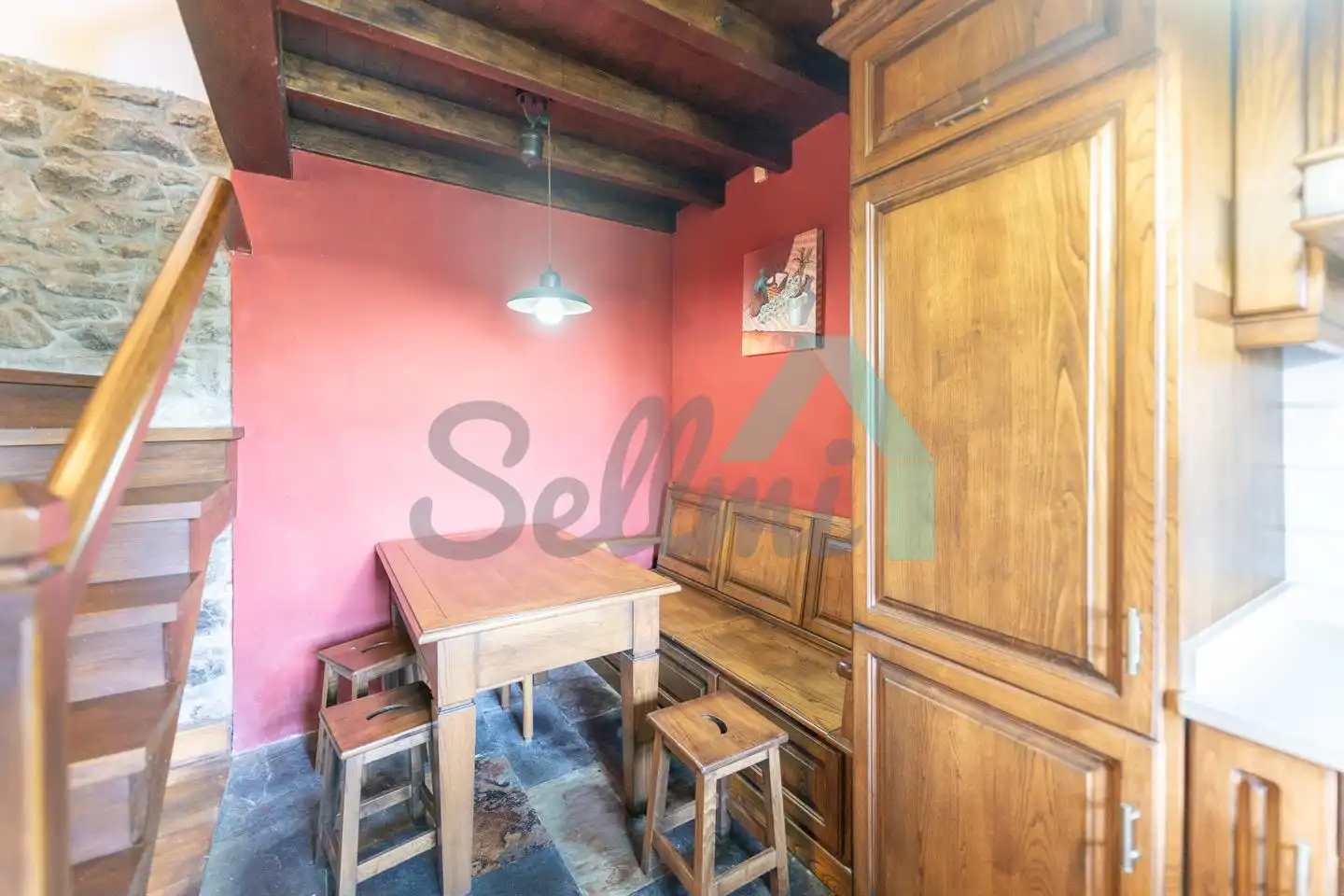 Comedor de Casa o chalet en venta en Morcín con Jardín privado, Terraza y Balcón