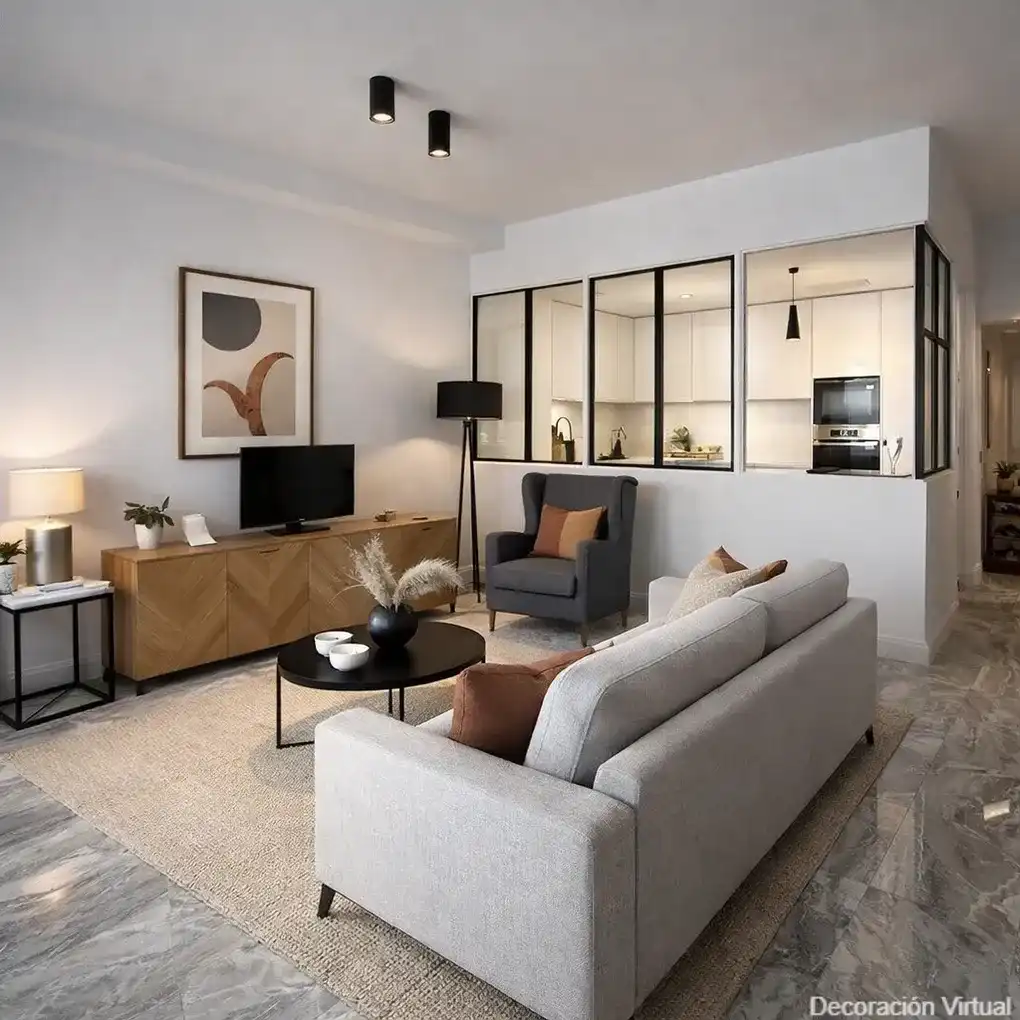 Wohnzimmer von Wohnung zum Verkauf in Vitoria - Gasteiz mit Heizung und Terrasse