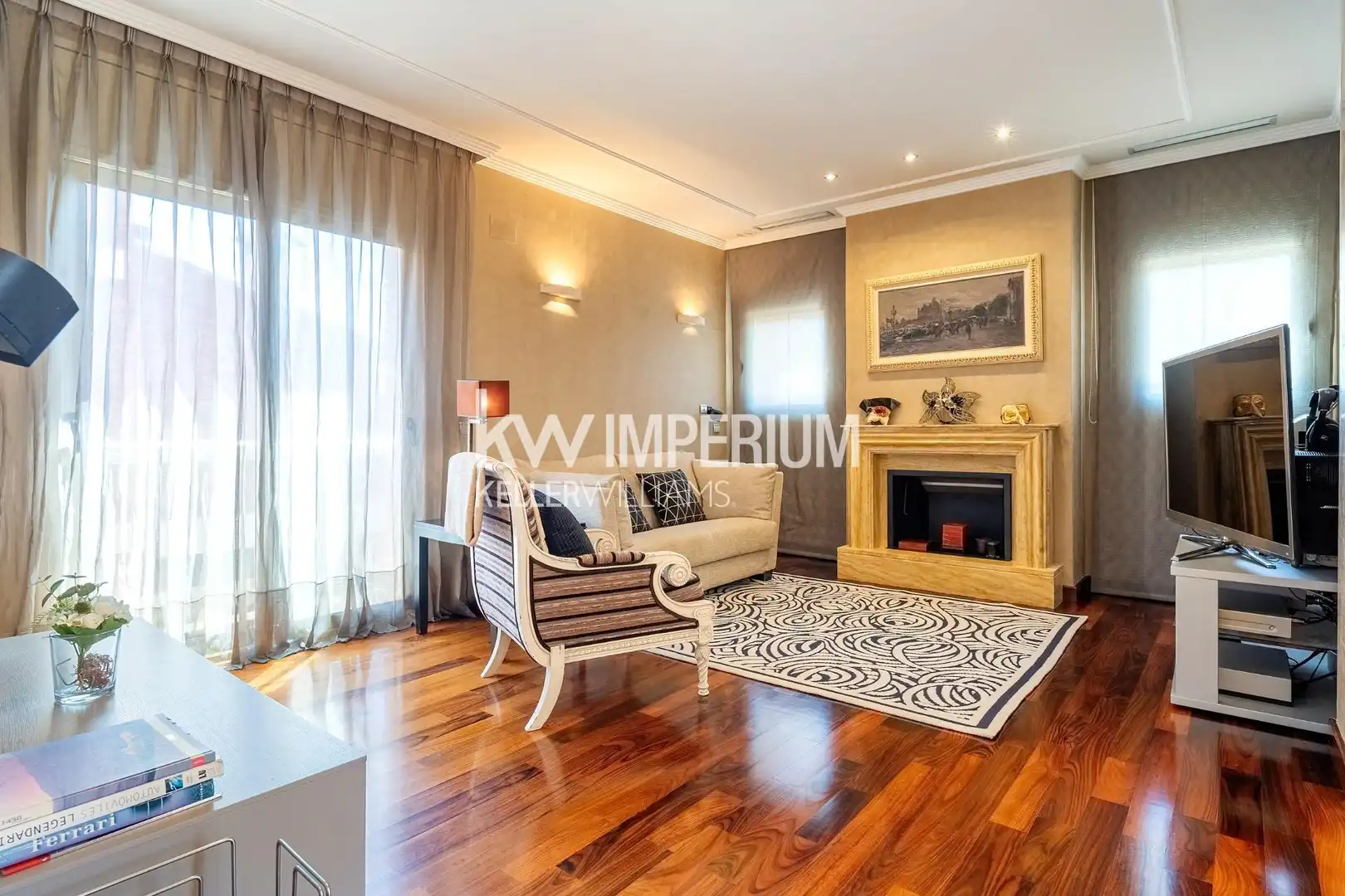 Living room of Houses for sale in Cambrils  with Air Conditioner, Private garden and Terrace