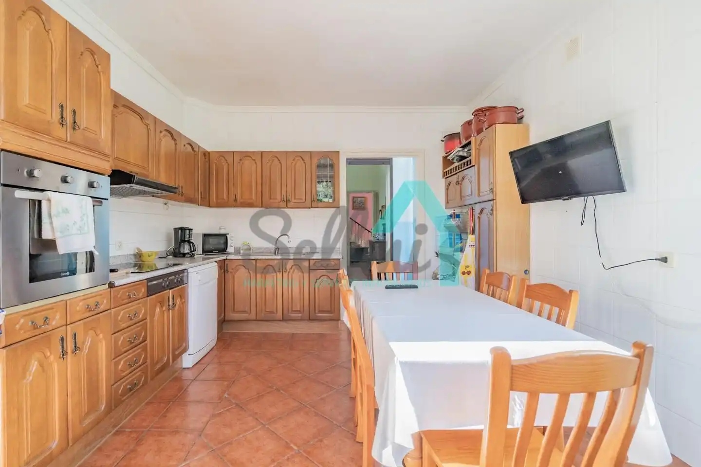 Kitchen of Houses for sale in Pravia  with Heating, Private garden and Parquet flooring