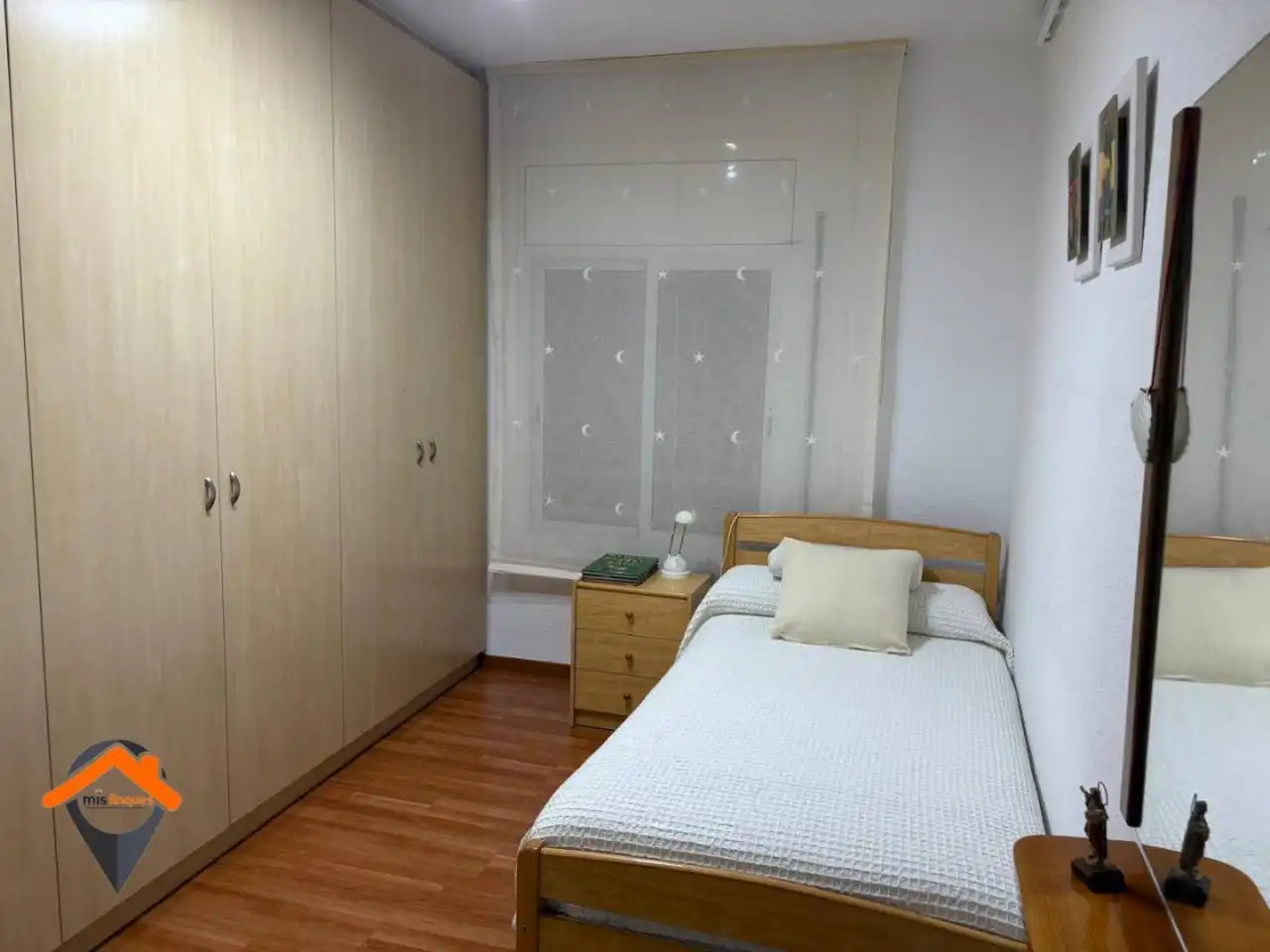 Bedroom of Flat for sale in Polinyà  with Air Conditioner, Heating and Parquet flooring