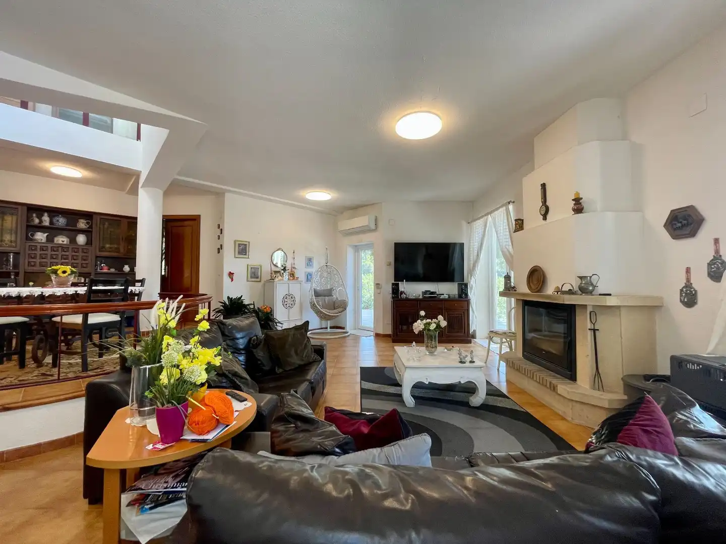 Sala de estar de Casa o chalet en venta en Altea con Aire acondicionado, Calefacción y Jardín privado