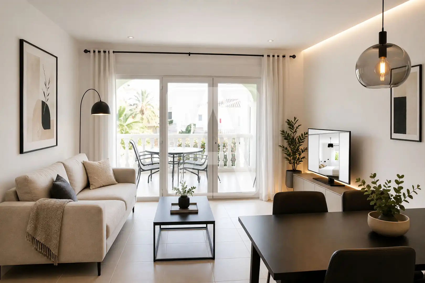 Living room of Apartments for sale in Benissa  with Air Conditioner, Heating and Private garden