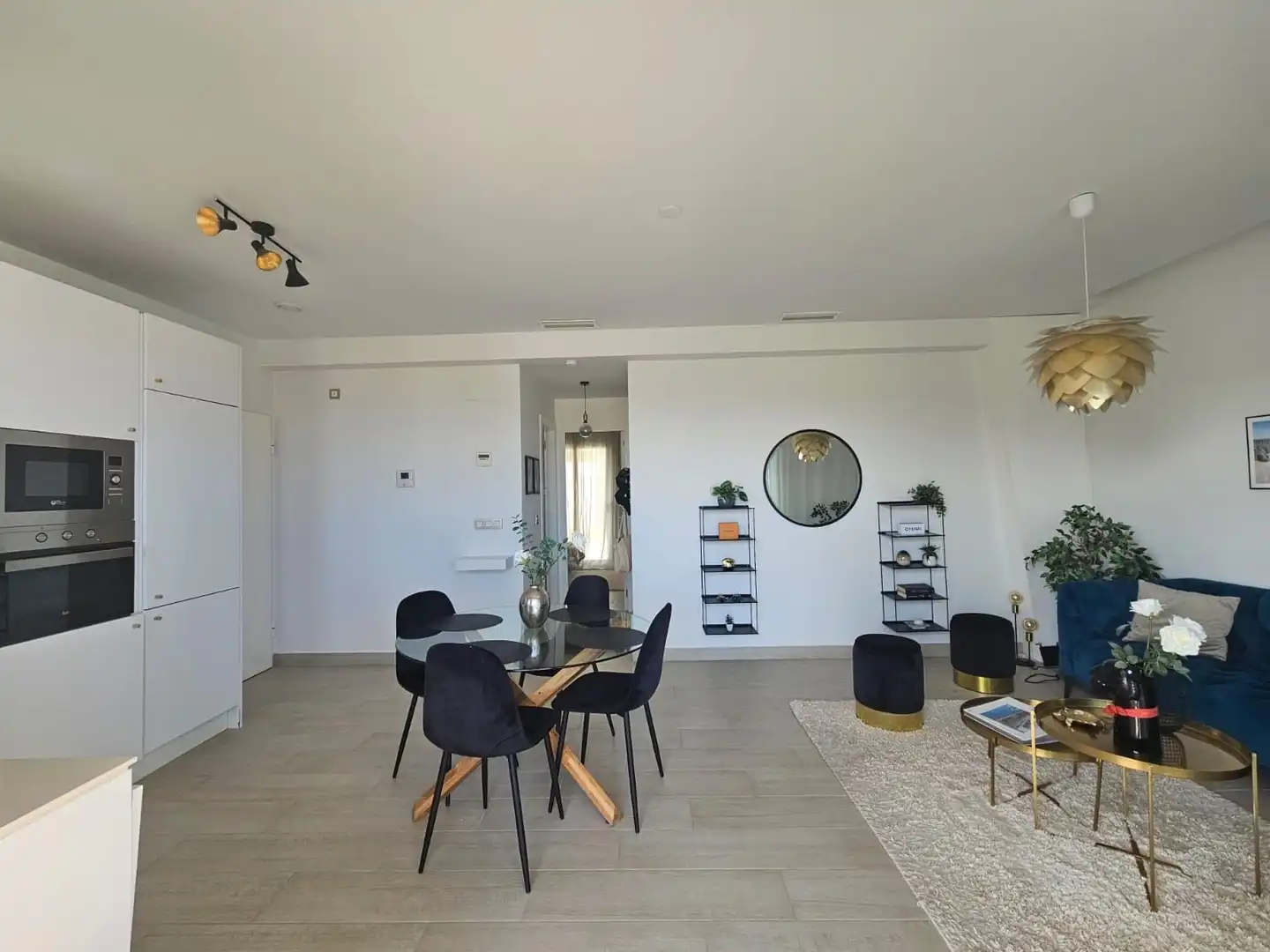 Comedor de Ático de alquiler en Finestrat con Aire acondicionado, Calefacción y Jardín privado
