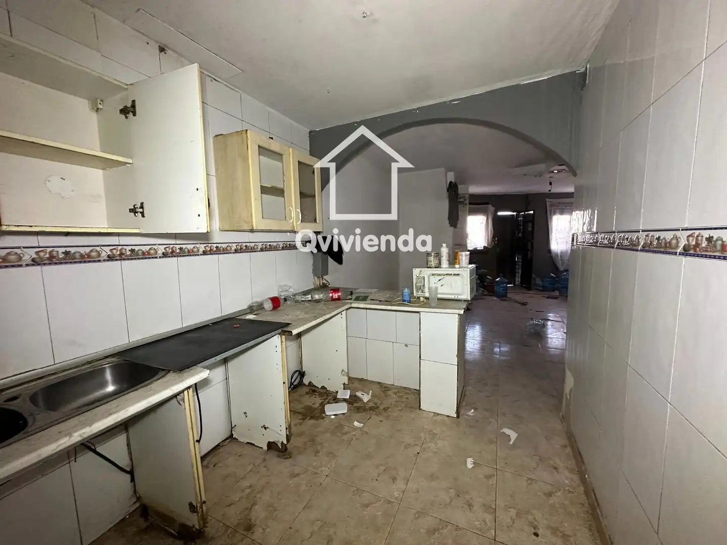 Cuina de Casa adosada en venda en Sabadell amb Terrassa