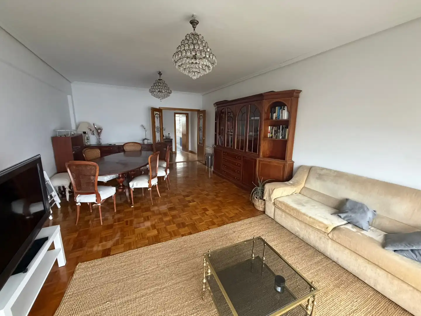 Sala de estar de Piso de alquiler en Ferrol con Calefacción, Terraza y Amueblado