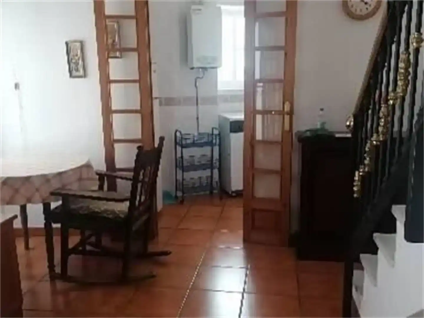 Sala d'estar de Casa adosada de lloguer en Benaocaz amb Moblat i Balcó