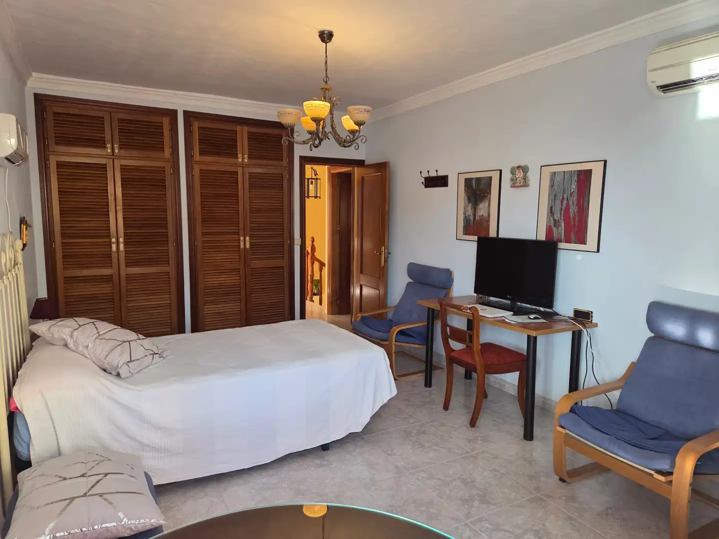 Bedroom of Houses for sale in Málaga  with Air Conditioner, Private garden and Terrace