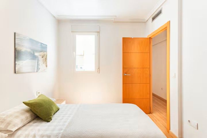 Bedroom of Flat to rent in Dénia  with Air Conditioner, Heating and Furnished