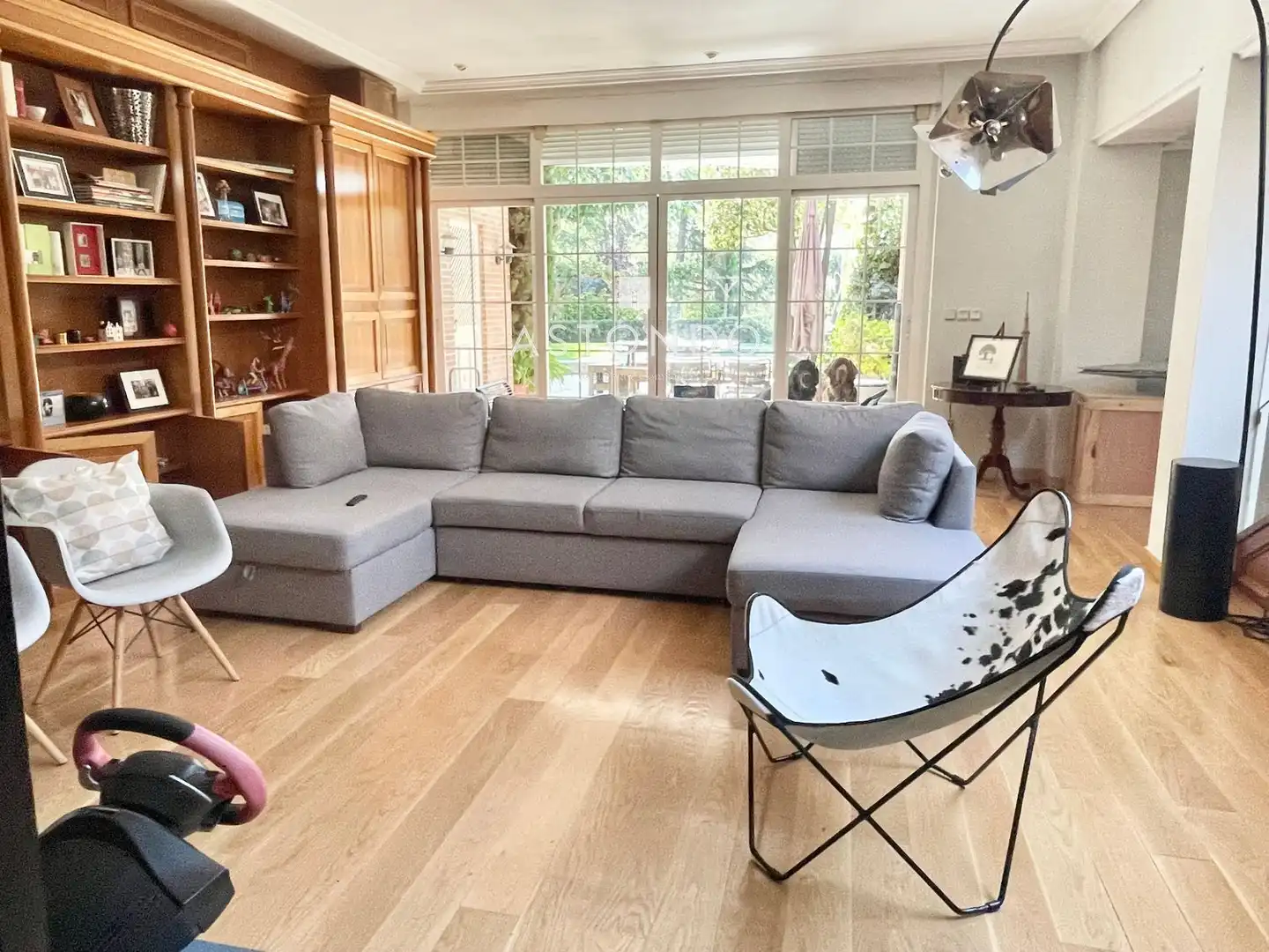 Living room of Houses for rent in Madrid  with Air Conditioner, Heating and Terrace