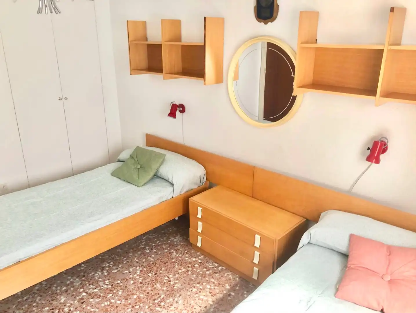 Dormitori de Apartament de lloguer en Cartagena amb Aire condicionat, Moblat i Rentadora