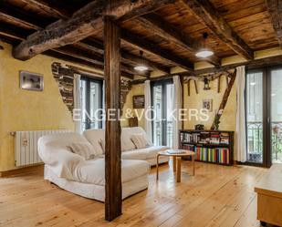 Living room of Apartment for sale in Donostia - San Sebastián   with Air Conditioner, Heating and Balcony