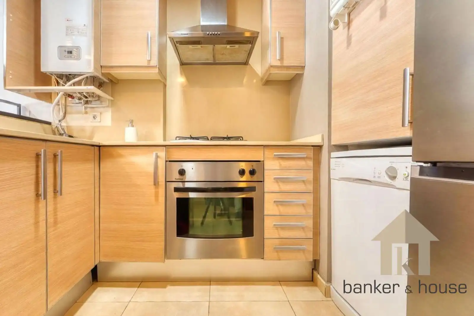 Kitchen of Flat for sale in Cerdanyola del Vallès  with Air Conditioner, Heating and Terrace