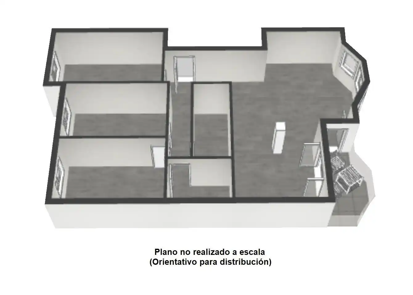 Piso en venta en Churriana de la Vega con Aire acondicionado, Calefacción y Terraza