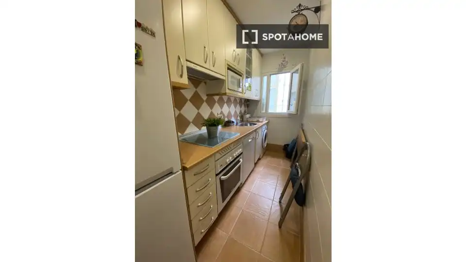 Cocina de Piso de alquiler en Madrid con Aire acondicionado, Calefacción y Amueblado