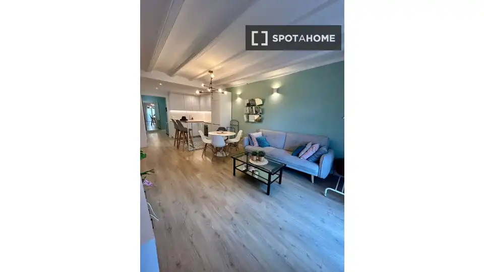 Exterior view of Flat for rent in  Barcelona Capital  with Air Conditioner, Heating and Furnished