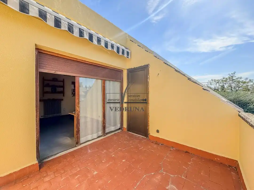 Terraza de Casa adosada en venta en Zaragoza con Aire acondicionado, Calefacción y Jardín privado