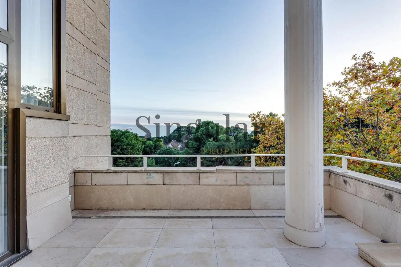 Terraza de Ático de alquiler en Barcelona con Calefacción, Jardín privado y Parquet