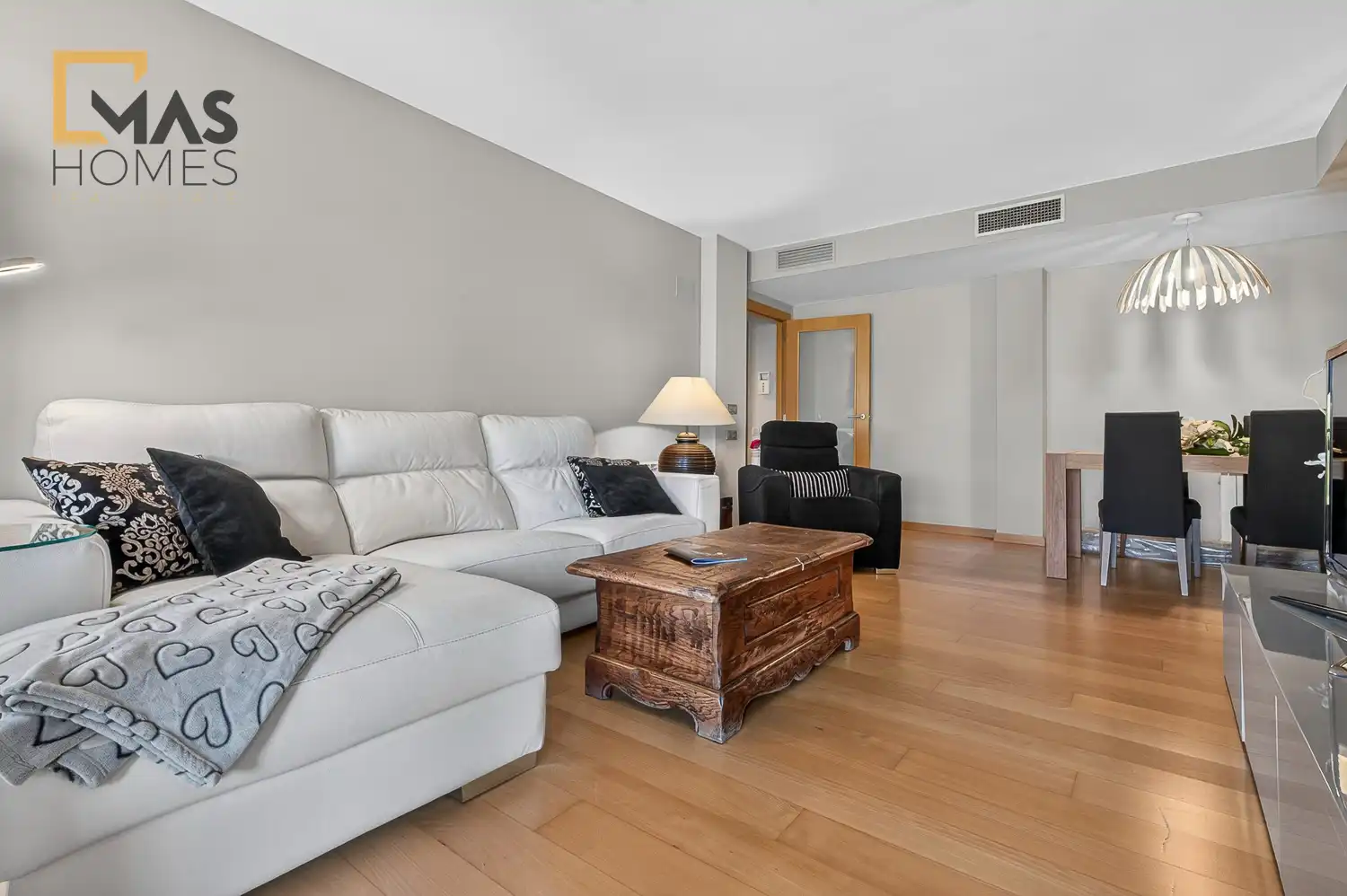 Sala d'estar de Àtic en venda en Sant Cugat del Vallès amb Aire condicionat, Calefacció i Terrassa
