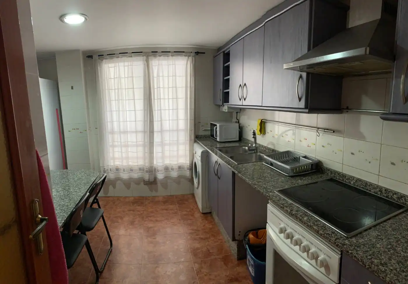 Küche von Wohnung zur Miete in Valencia mit Möbliert und Balkon