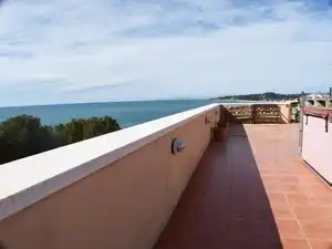 Terrasse von Maisonette zur Miete in Torredembarra mit Klimaanlage, Heizung und Terrasse
