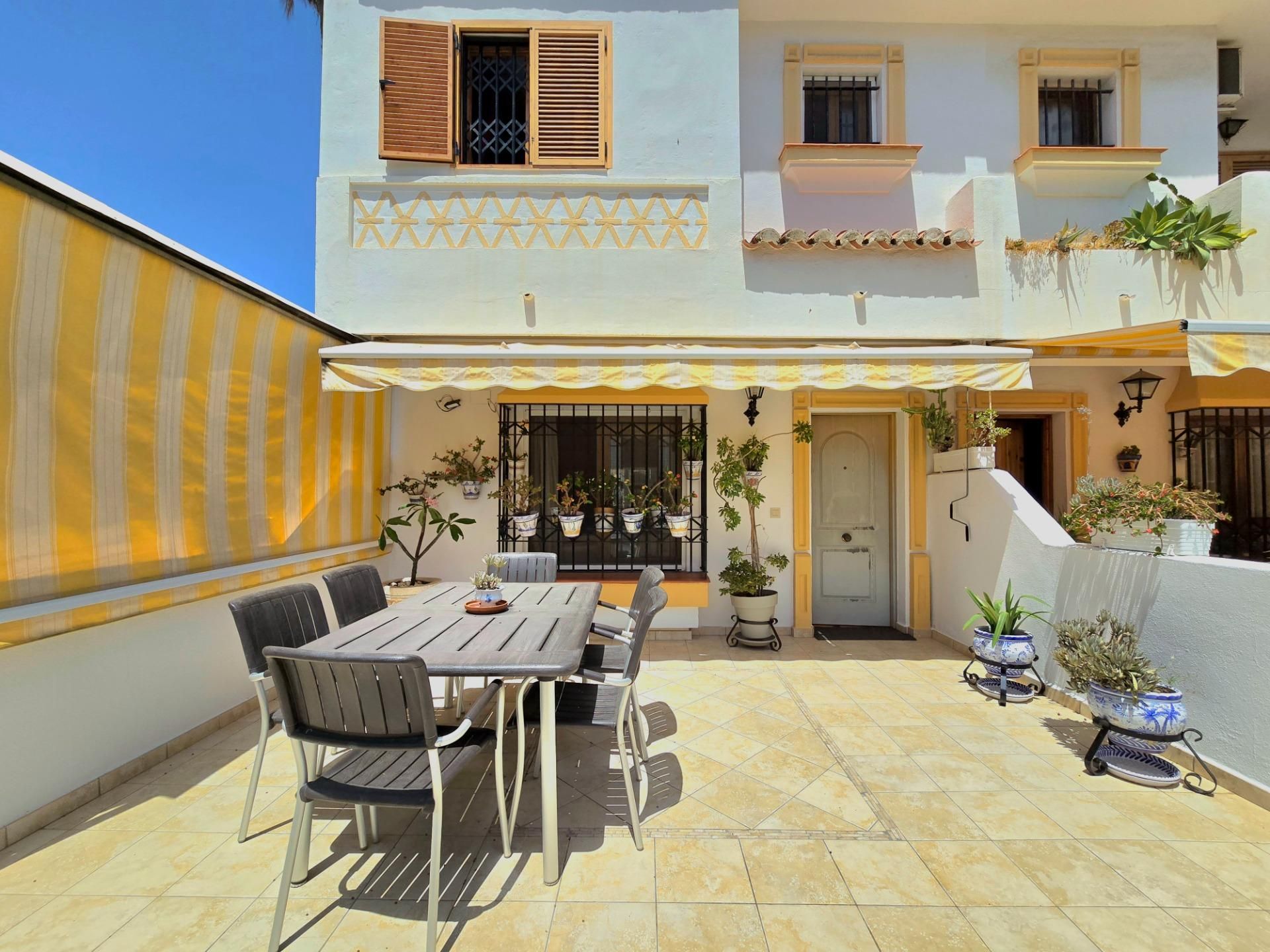 Terrace of Single-family semi-detached for sale in Torremolinos  with Air Conditioner, Private garden and Terrace