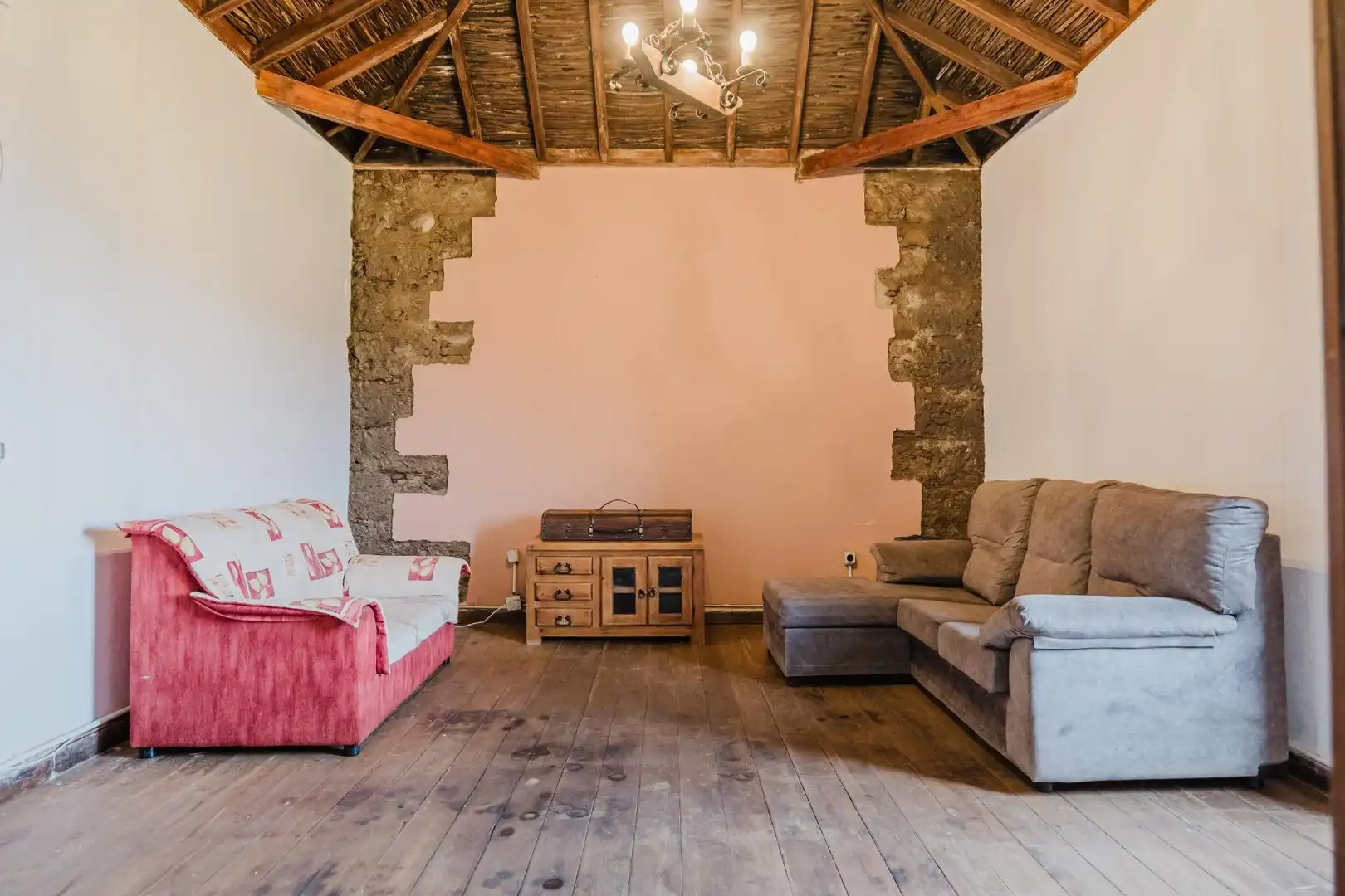 Sala de estar de Casa o chalet en venta en Teror con Jardín privado y Terraza