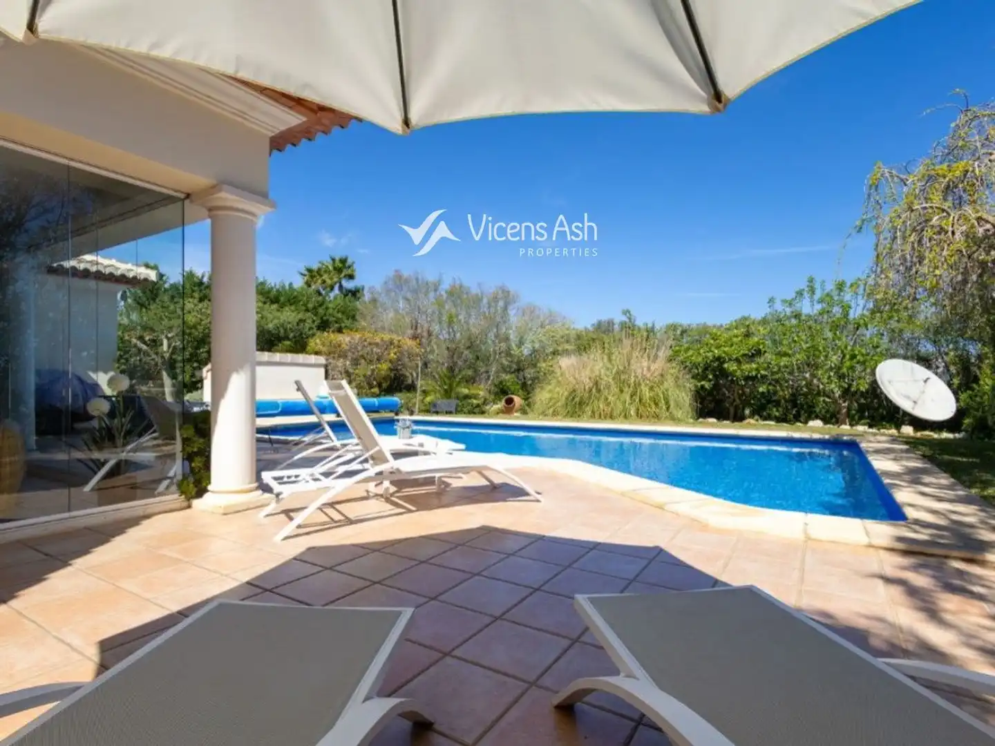 Terrace of Houses for sale in Jávea / Xàbia  with Air Conditioner, Terrace and Swimming Pool