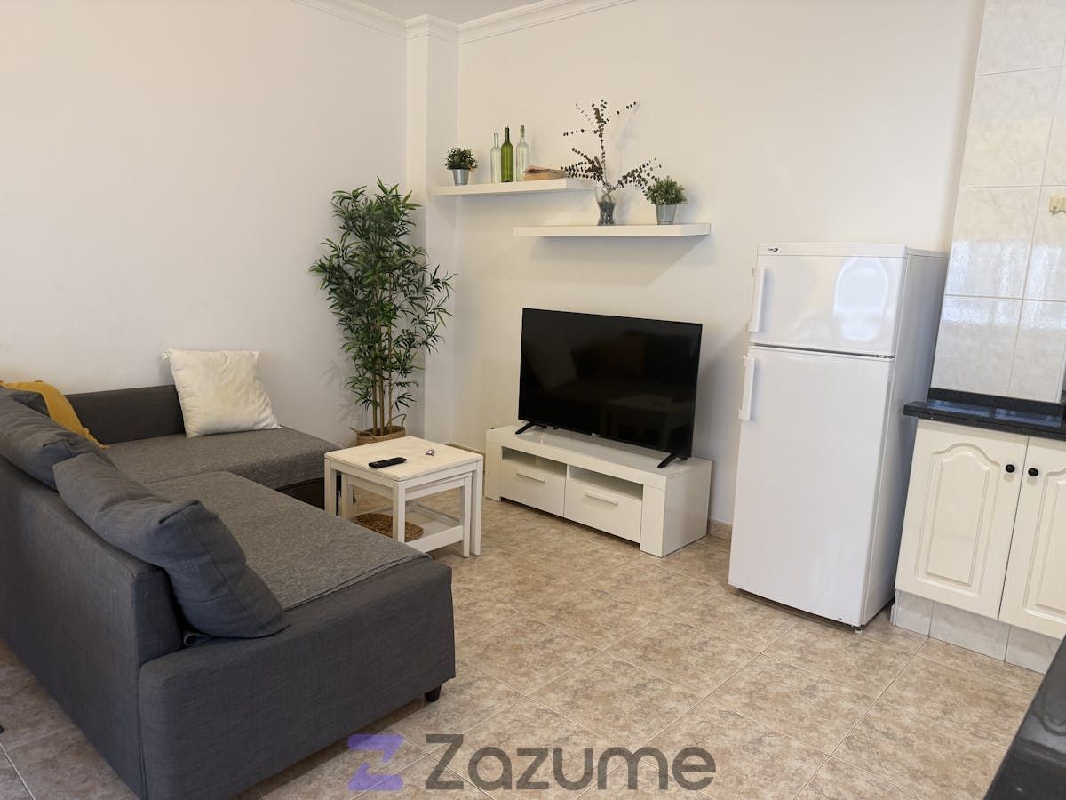 Sala de estar de Piso de alquiler en Las Palmas de Gran Canaria con Aire acondicionado, Amueblado y Horno