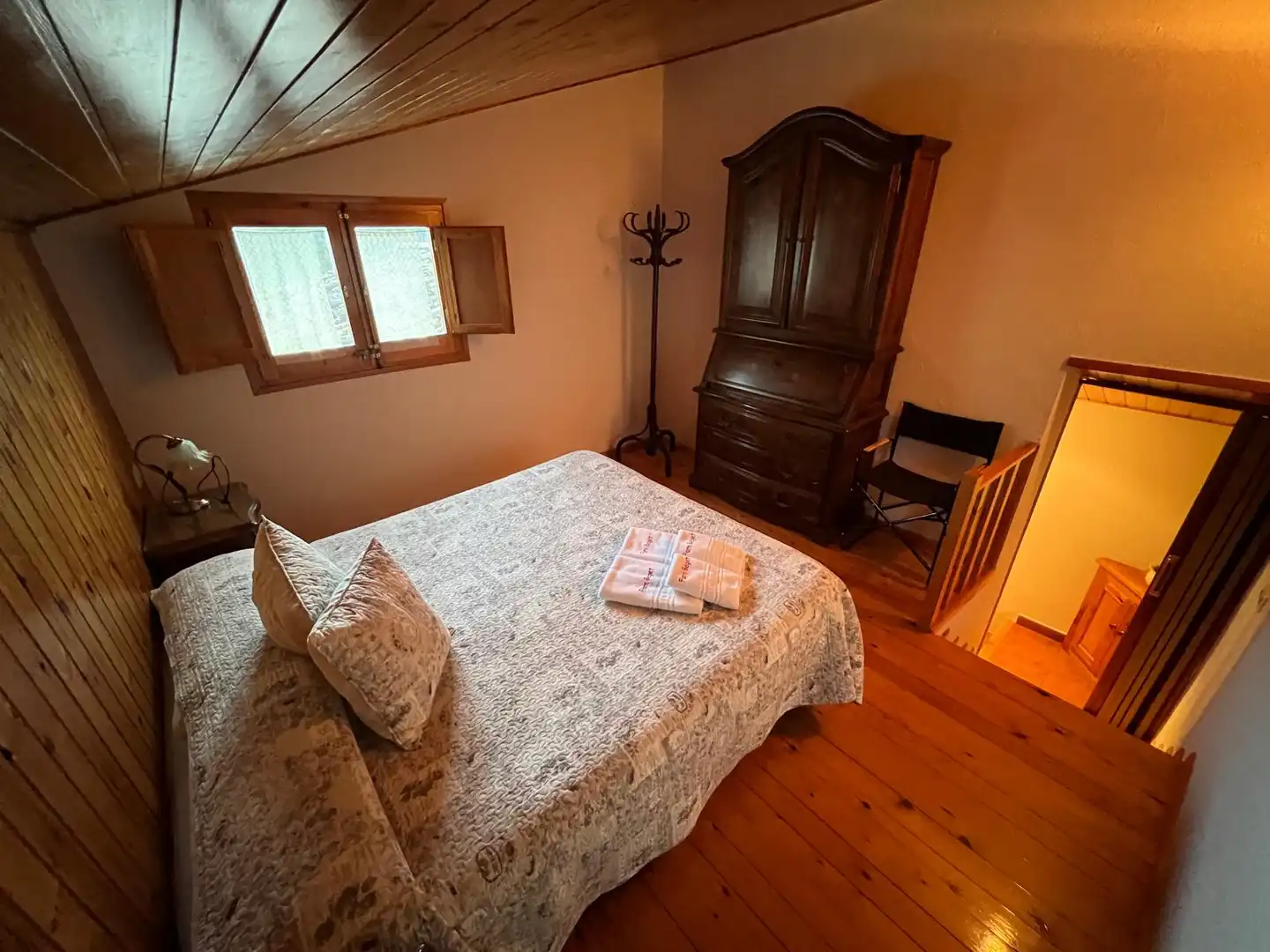 Bedroom of Flat for rent in Camprodon  with Terrace, Furnished and Washing machine