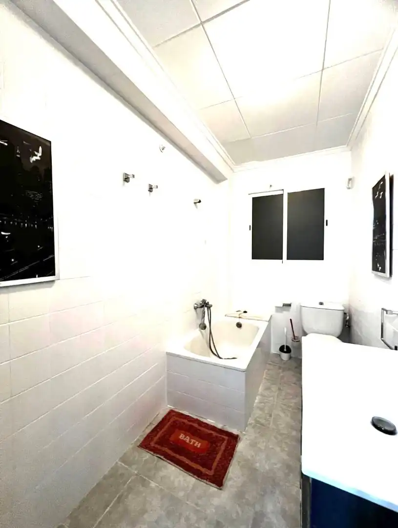 Badezimmer von Wohnung zur untervermieten in L'Alcúdia de Crespins mit Klimaanlage, Möbliert und Ofen