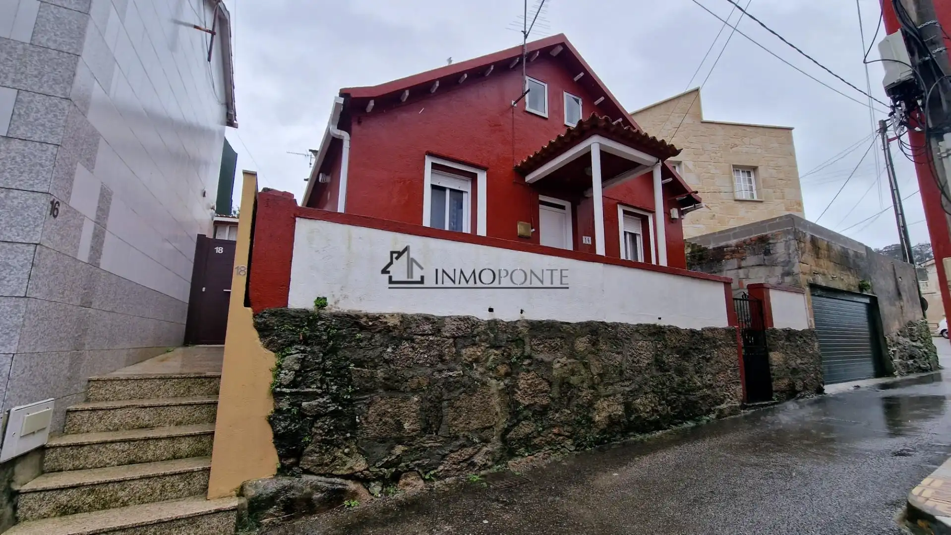 Vista exterior de Casa o chalet en venta en Marín con Calefacción y Terraza