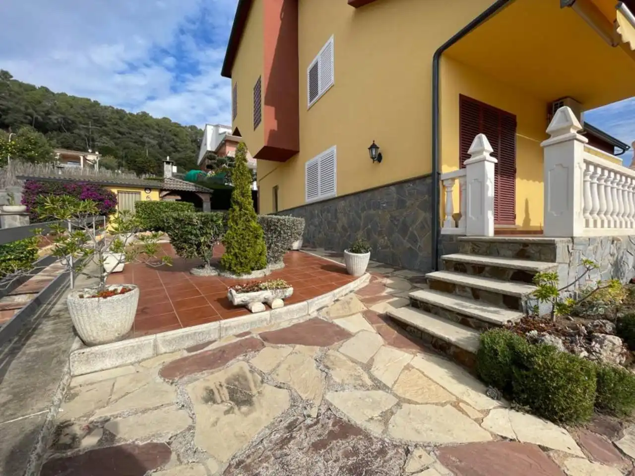Vista exterior de Casa o chalet en venta en Caldes de Montbui con Aire acondicionado, Calefacción y Jardín privado